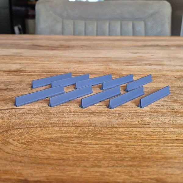 Barrier Blokken Lang 1-87 (Set van 10), Ophalen of Verzenden, Nieuw, Bus of Vrachtwagen, Overige merken