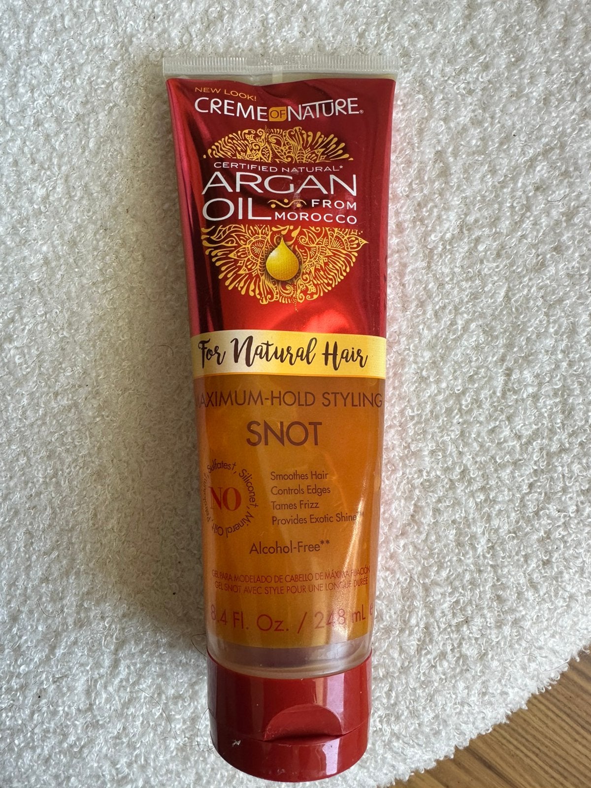 Snot Creme of nature, Ophalen of Verzenden, Zo goed als nieuw, Gel, Wax, Haarlak of Mousse