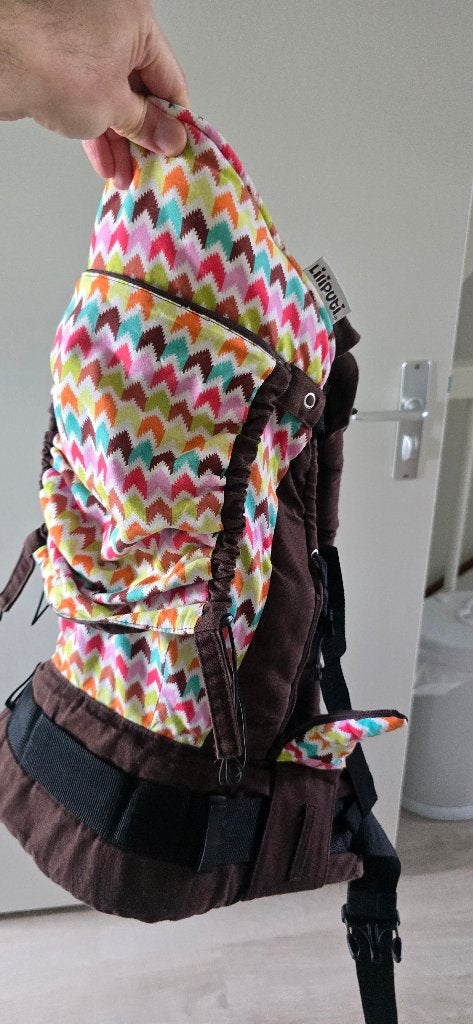 Liliputi Draagzak Baby Carrier SSC Zwart Print, Kinderen en Baby's, Babydragers en Draagdoeken, Ophalen, Zo goed als nieuw, Draagzak