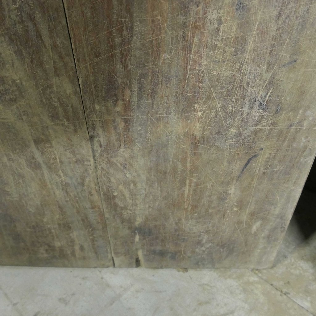Antieke tafel TX08 teak hout blad 196x92 landelijk 75%KRTNG, Ophalen of Verzenden