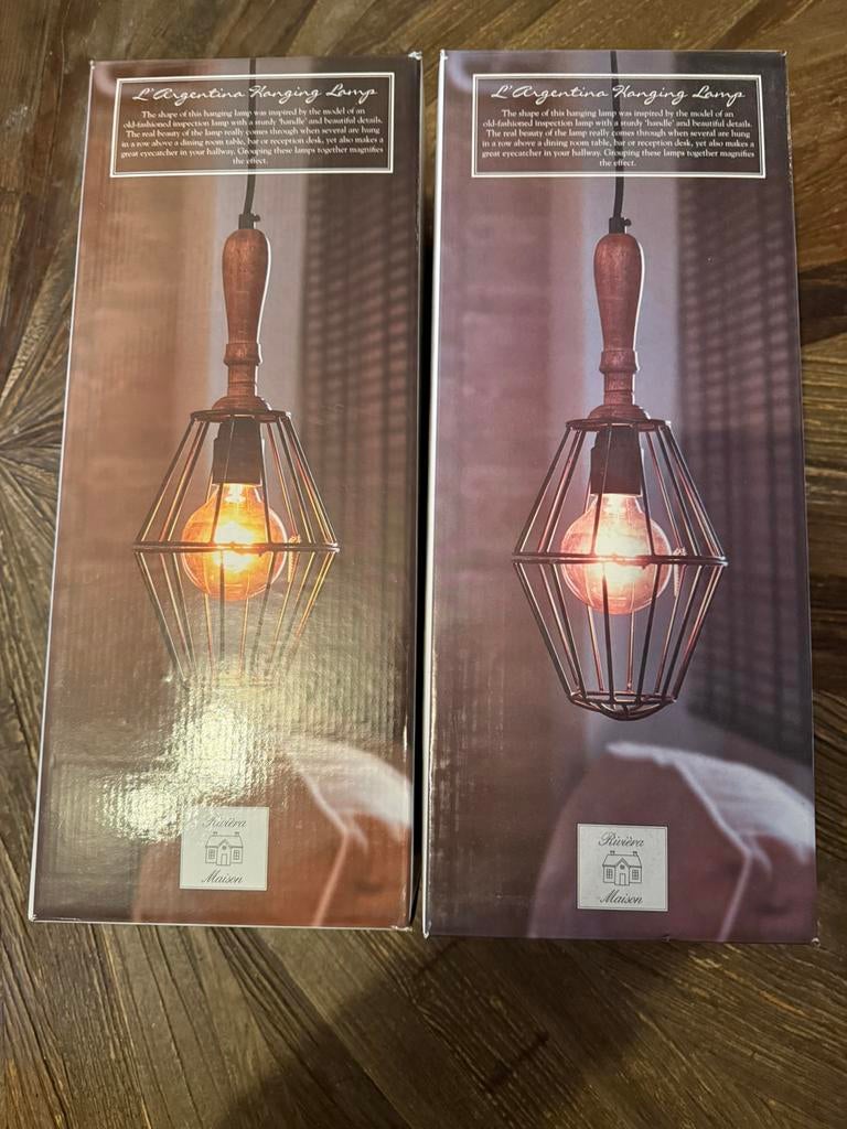 Riviera maison hanglampen, Ophalen of Verzenden, Zo goed als nieuw, Minder dan 50 cm