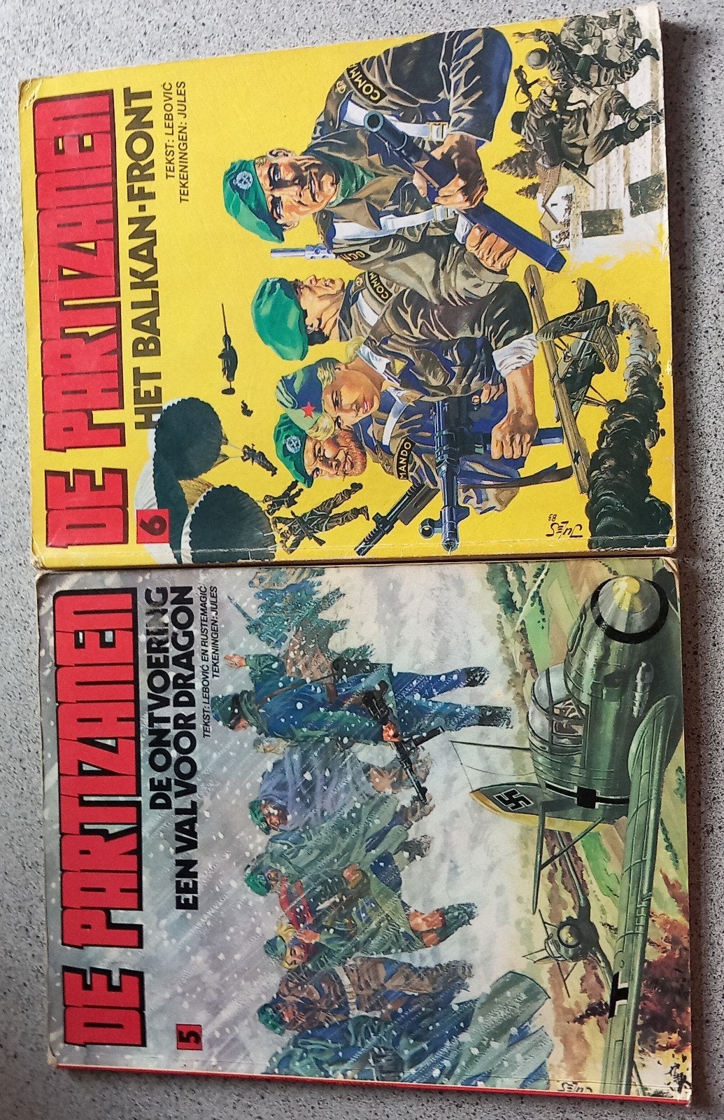 De Partizanen - Het Balkan-Front & De Ontvoering, Boeken, Stripboeken, Meerdere stripboeken, Ophalen of Verzenden, Gelezen, Lebovic, Jules