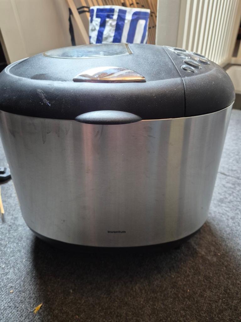 Inventum broodbakmachine, Met timer, Ophalen of Verzenden, 400 tot 800 gram deeg, Gebruikt