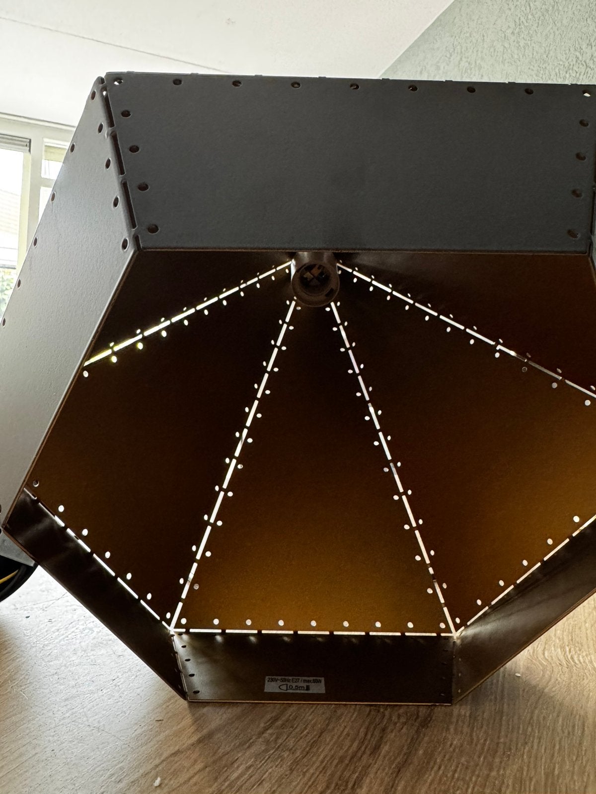 zwarte design hanglamp van Trio Leuchten, Ophalen of Verzenden, Metaal