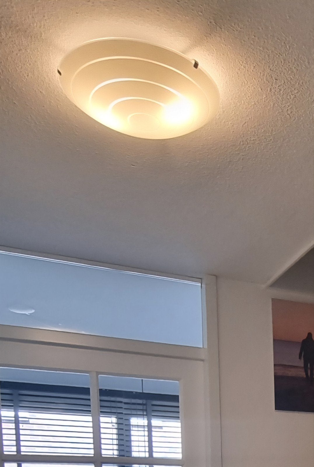 IKEA Hyby Plafondlamp, Ophalen, Modern, E27 (groot), Wit