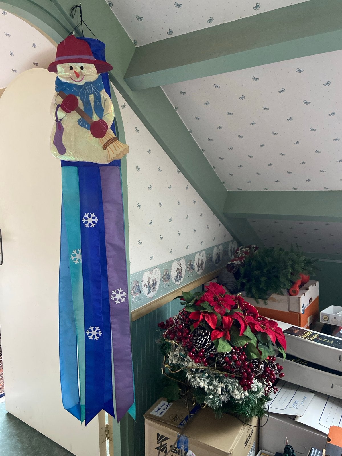 Kerstvaan voor in vlaggenmast, Ophalen, Zo goed als nieuw
