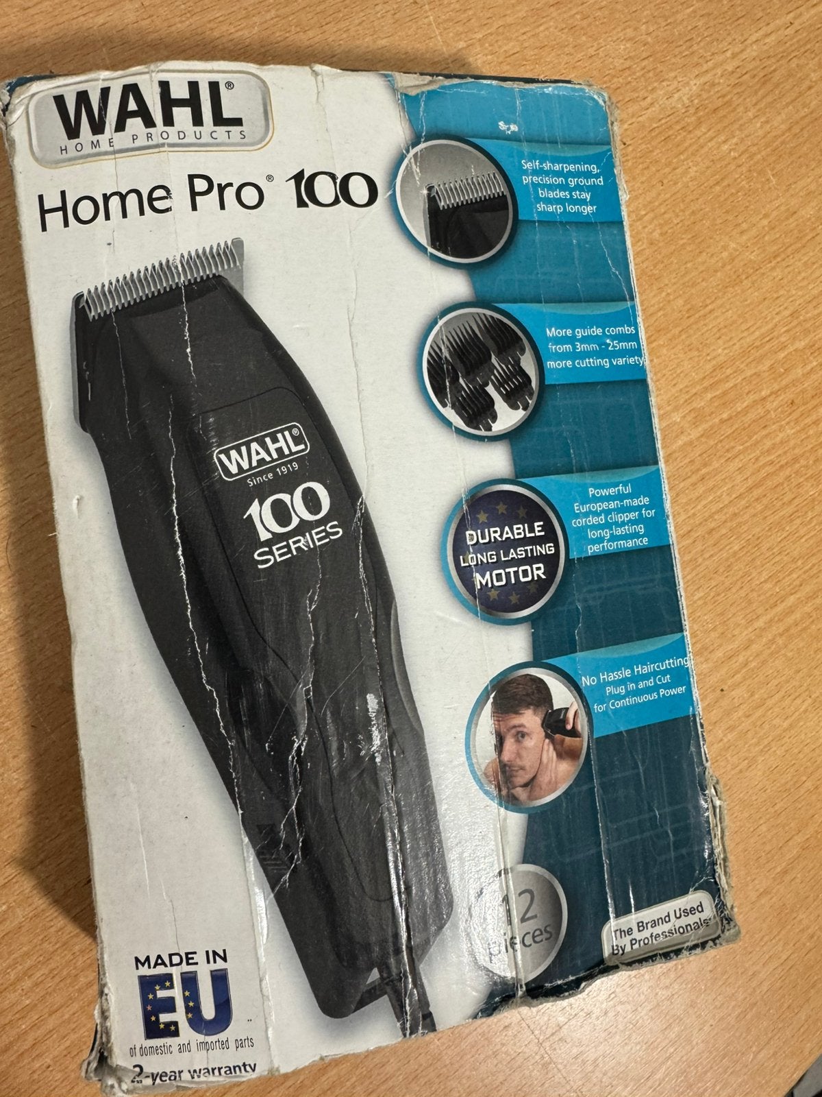 Wahl Home Pro 100 met opzet stukken, Ophalen of Verzenden, Zo goed als nieuw, Haarverzorging