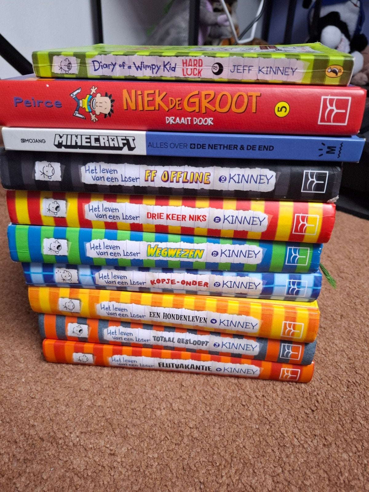 Grote collectie : Het leven van een Loser, Niek d, Ophalen of Verzenden, Gelezen, Jeff Kinney, Fictie