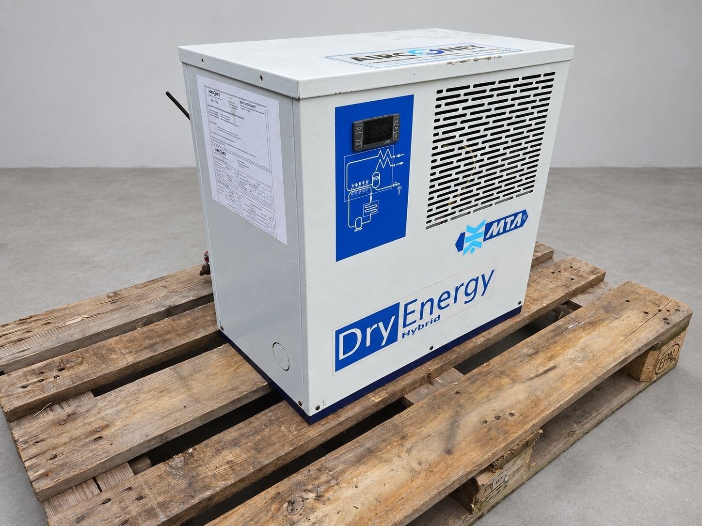 MTA Dry Energy Hybrid persluchtdroger – tot 1.400 l/min, Doe-het-zelf en Verbouw, Ophalen of Verzenden, Geluidgedempt, Gebruikt