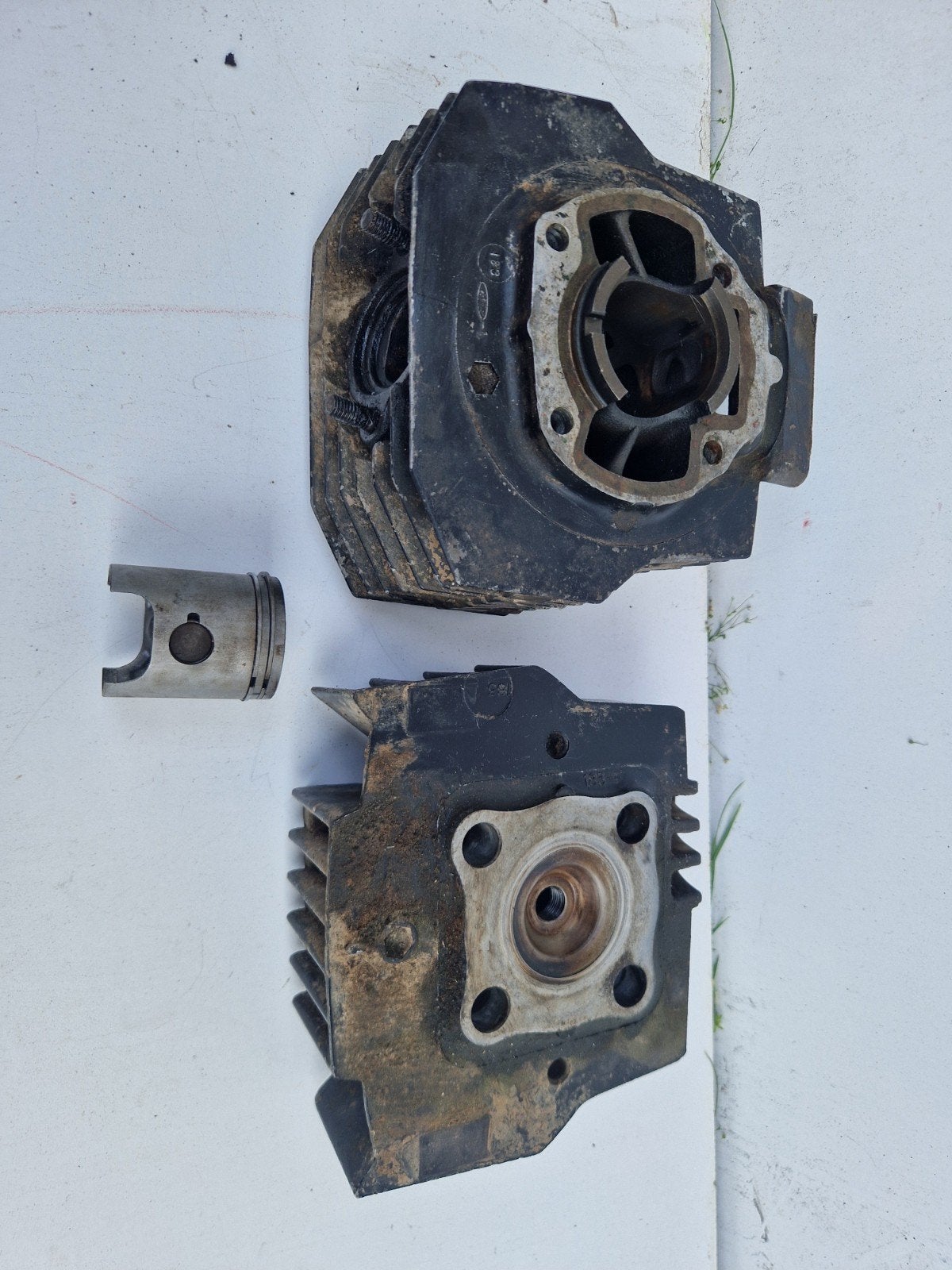 Honda mb mt 80cc cilinder set met kop 183-F, Ophalen, Cilinder
