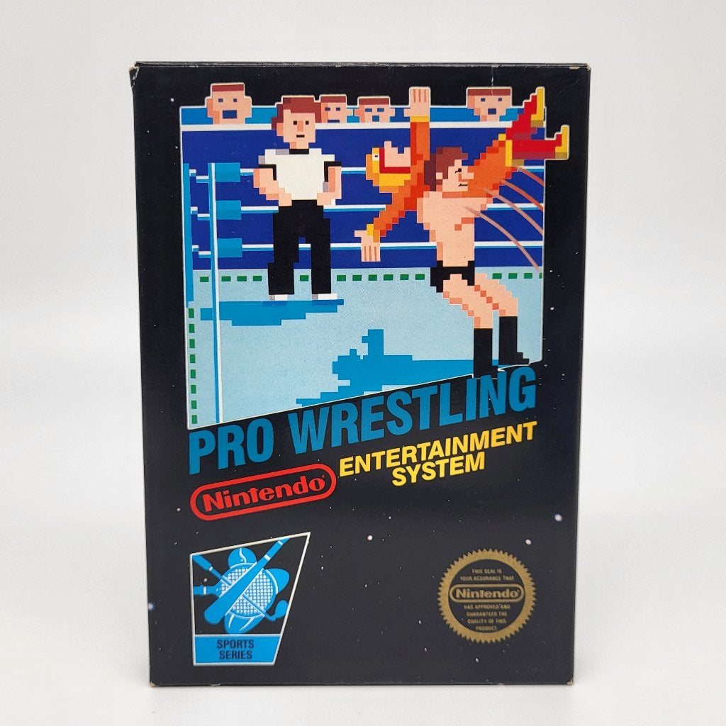 Pro Wrestling - Nintendo NES - Hangtab (5th print) - USA NM, Verzenden, 2 spelers, Zo goed als nieuw, Nvt