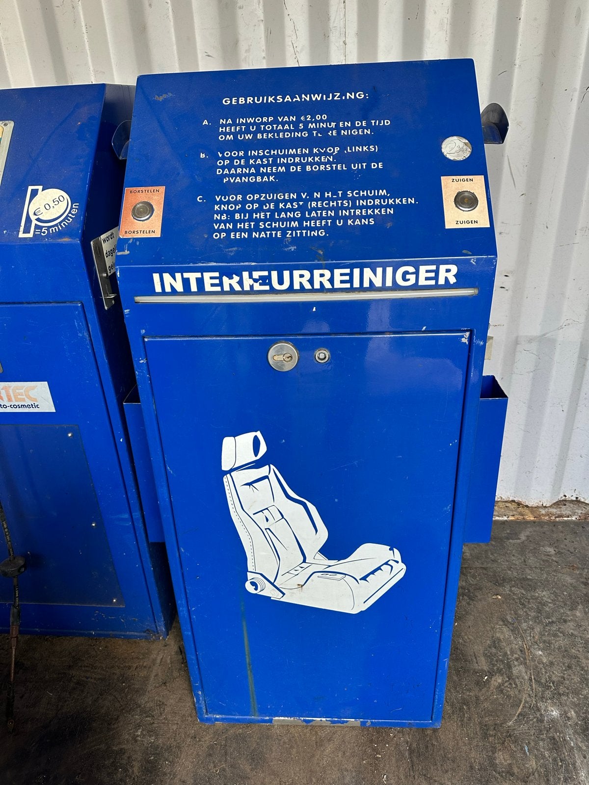 Voor Carwash Interieurreiniging en bandenspanningsmachine, Ophalen, Gebruikt