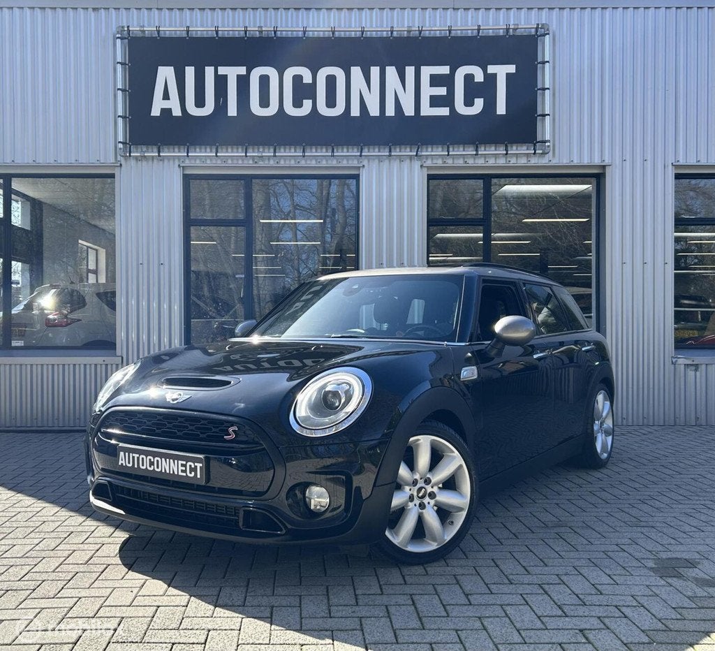 Mini Clubman 2.0 Cooper S AUTOMAAT, PANODAK, NAVI, HALF/LEDE, 1998 cc, Gebruikt, Clubman, Leder en Stof