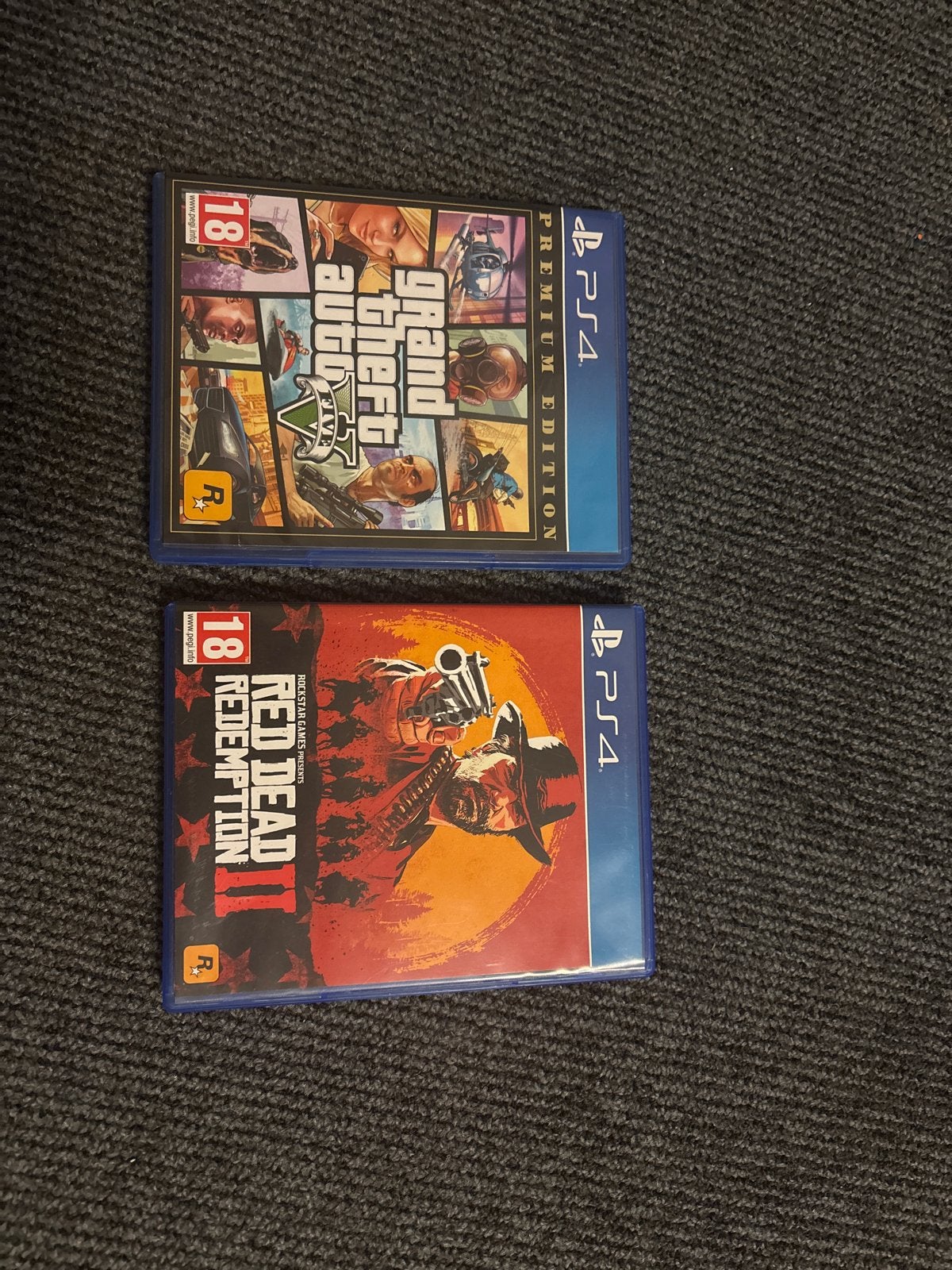 Gta 5 & Red Dead Redemption 2 PS4, Online, Gebruikt, Vanaf 18 jaar, 1 speler