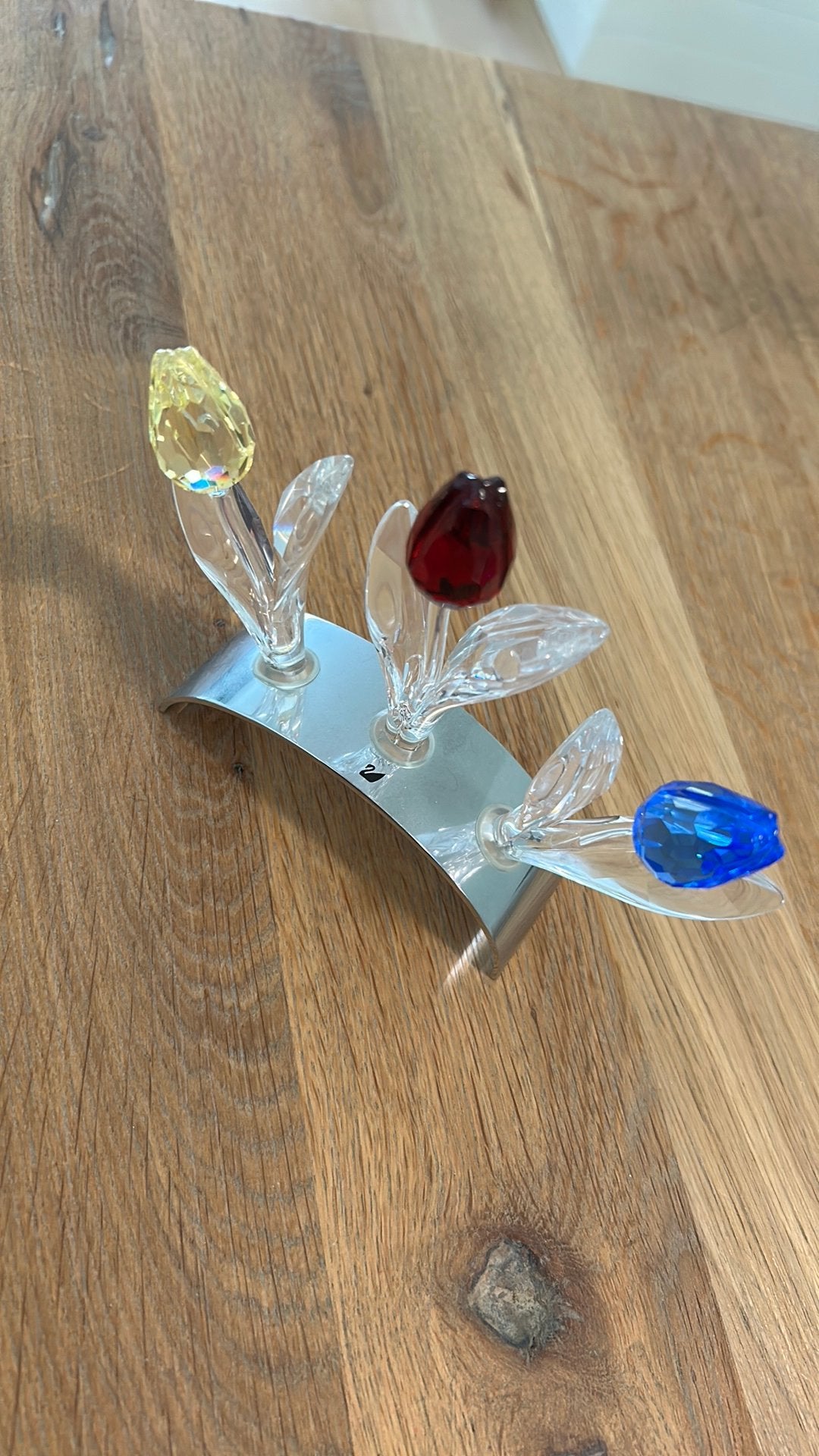Swarovski Tulpen Kristal Decoratie, Meerkleurig, Ophalen of Verzenden, Glas, Klassiek