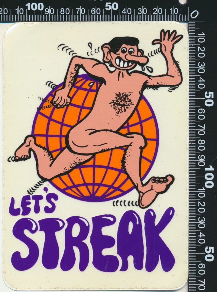 Sticker: Lets streak (1), Verzenden, Zo goed als nieuw, Bedrijf of Vereniging