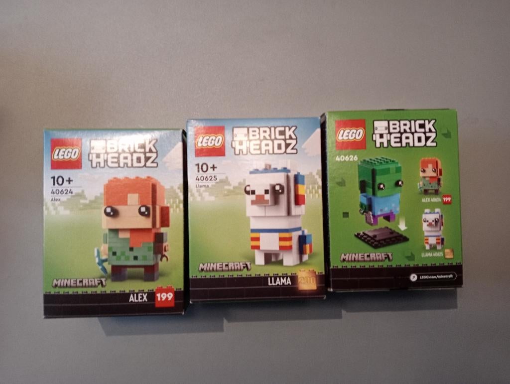 Lego Minecraft Brickheadz, Ophalen of Verzenden, Nieuw, Complete set, Lego