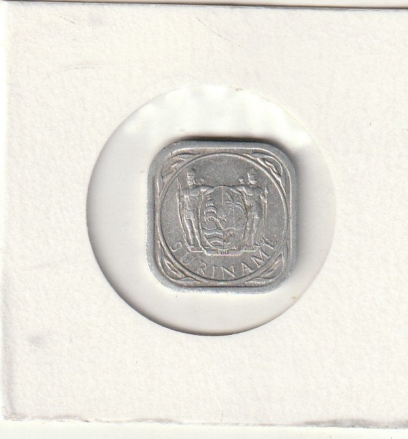 Suriname munten 5 cent 1976, Ophalen of Verzenden, Gebruikt