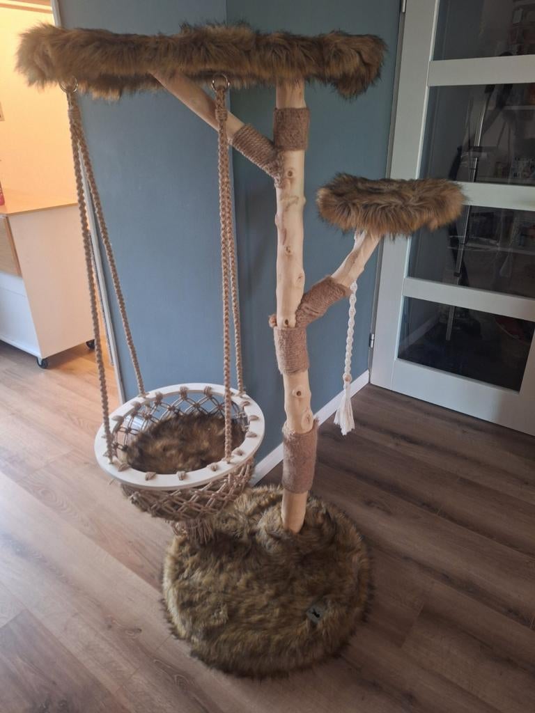 Boony klimboom krabpaal, Dieren en Toebehoren, Ophalen, Zo goed als nieuw, Krabpaal