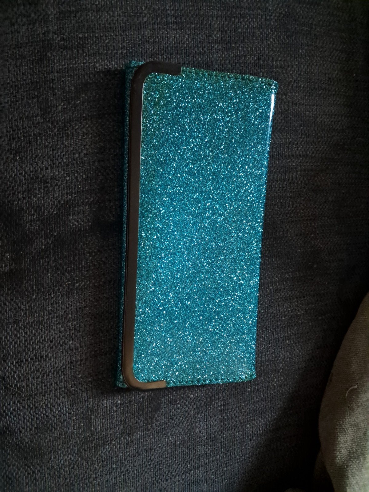 Glitter beurs/portemonnee, Overige merken, Gebruikt, Blauw, Ophalen of Verzenden