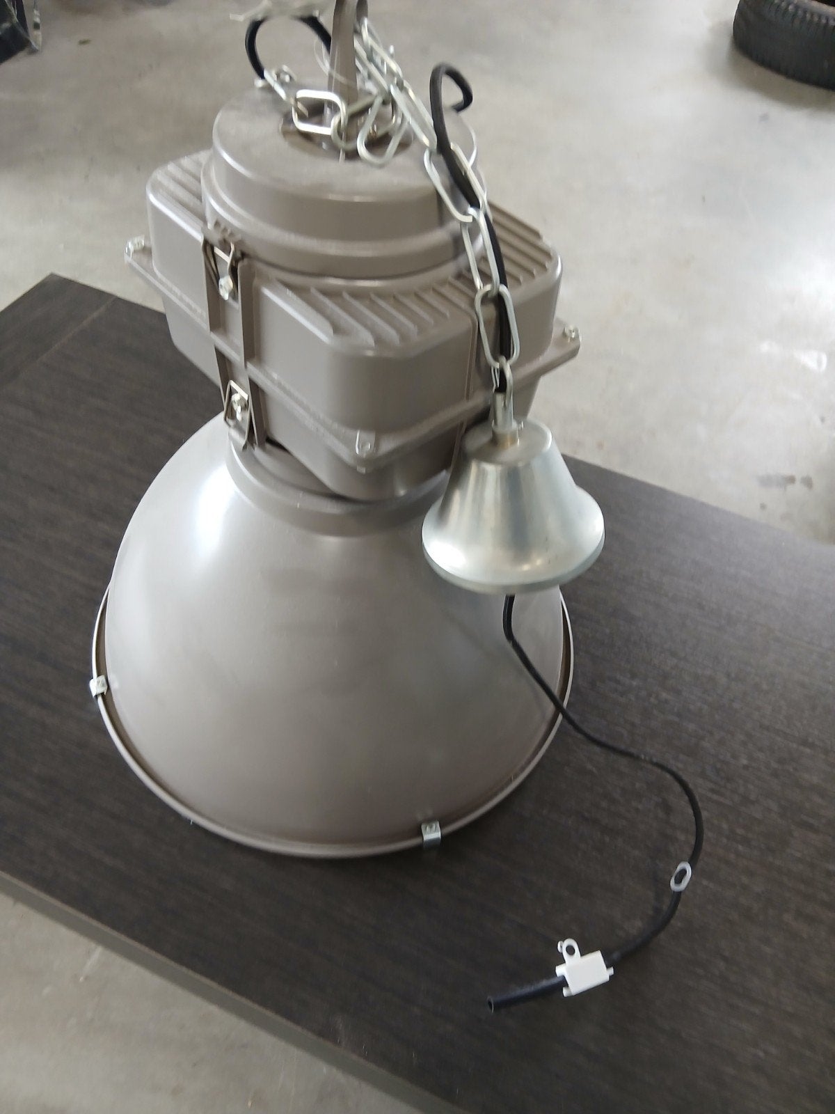 Nieuwe Industriële hanglamp - Label 51 - Grijs, Gebruikt, Metaal, Industrieel, E27 (groot)