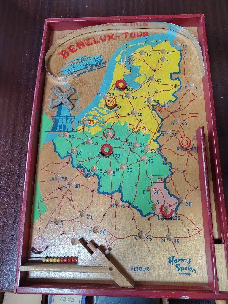 Vintage knikkerbaan Beneluxtour, Ophalen of Verzenden, Gebruikt