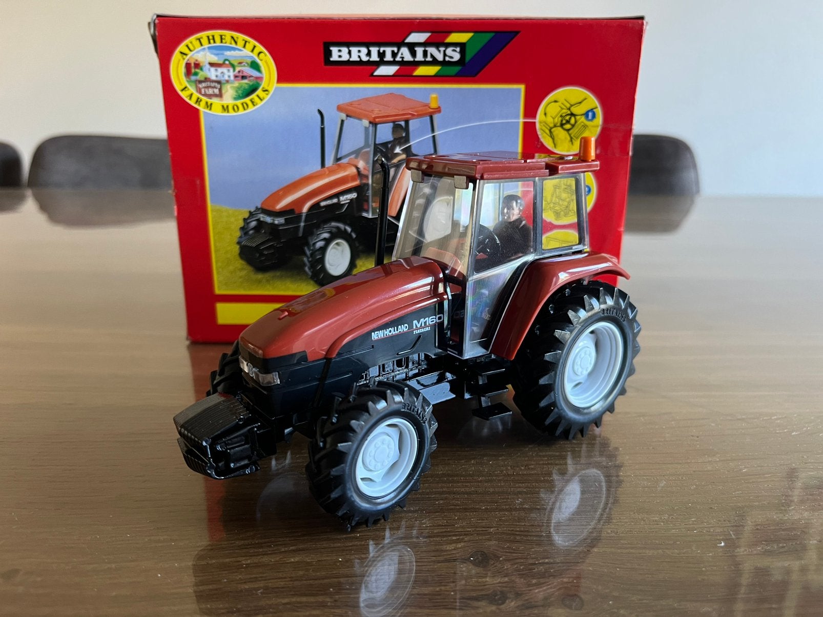 Fiatagri M 160 trekker Britains 9490 nieuw, Ophalen of Verzenden, Nieuw, Tractor of Landbouw, Britains