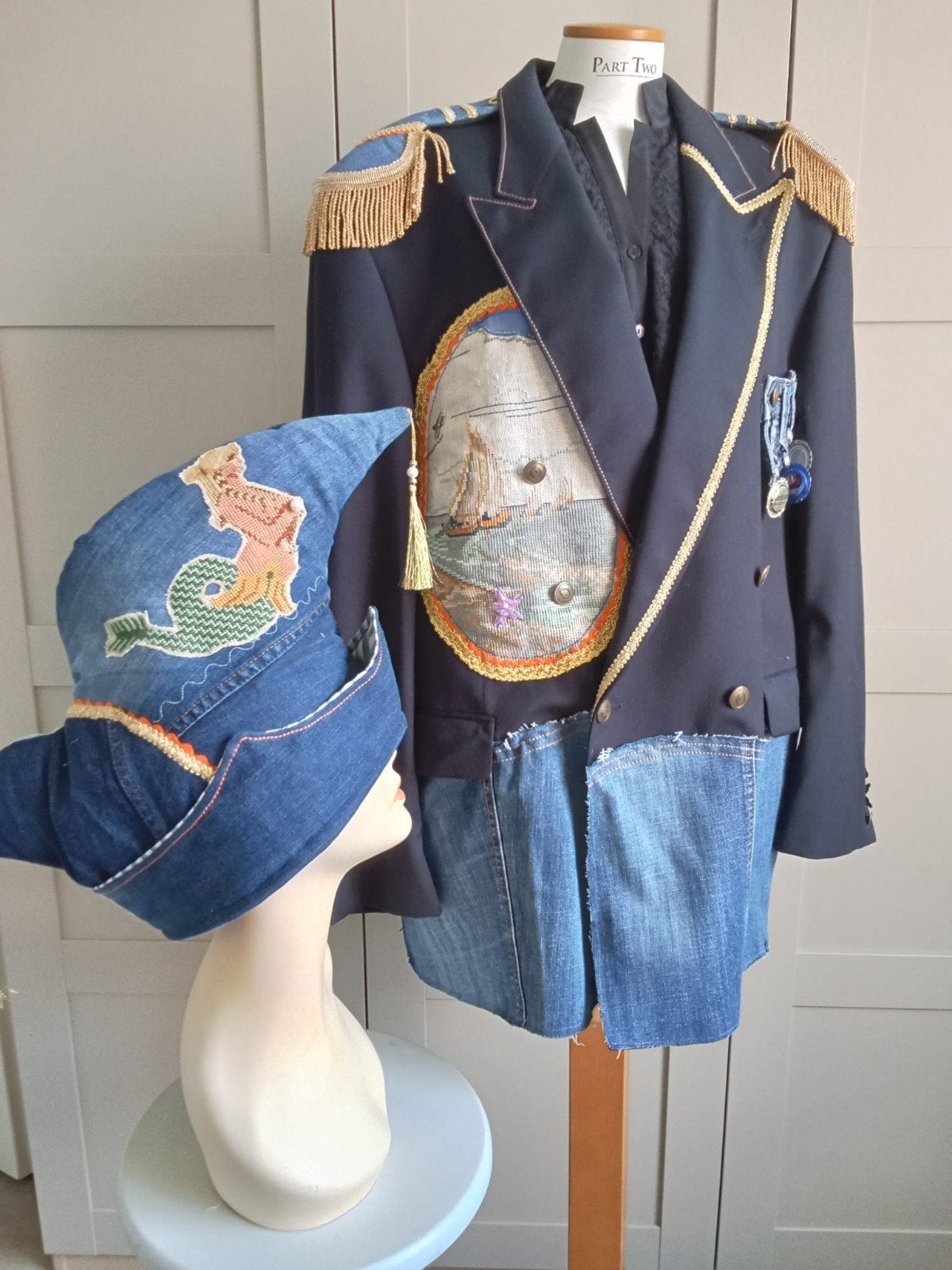 heren jas, Marine XL, Ophalen of Verzenden, Maat 52/54 (L)