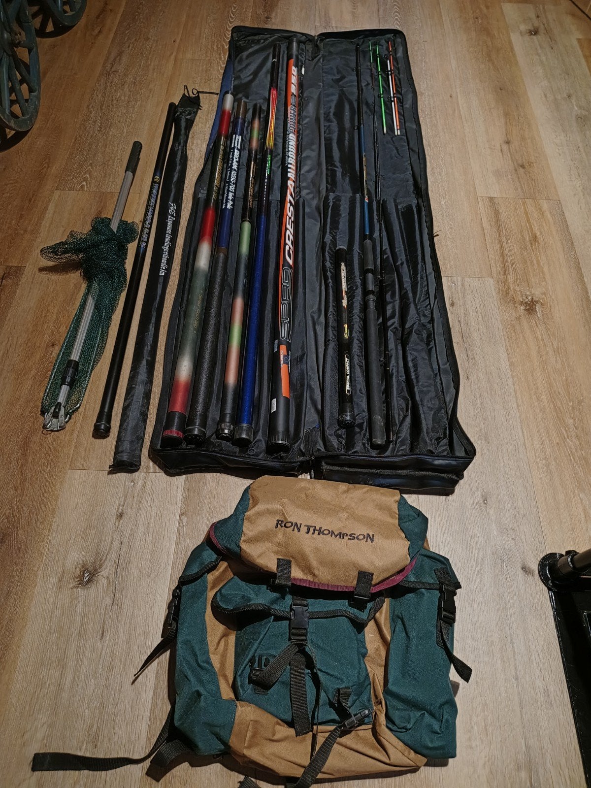 Complete hengel-vis uitrusting wegens beëindiging hobby!
