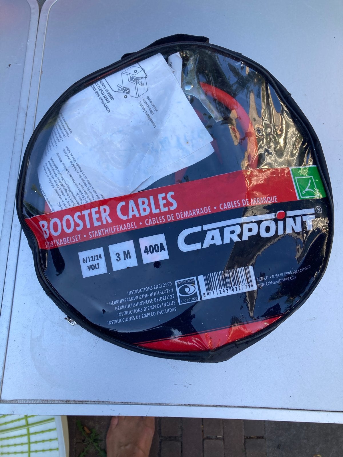 Carpoint Startkabels 6/12/24V, 3M, 400A, Ophalen of Verzenden, Nieuw