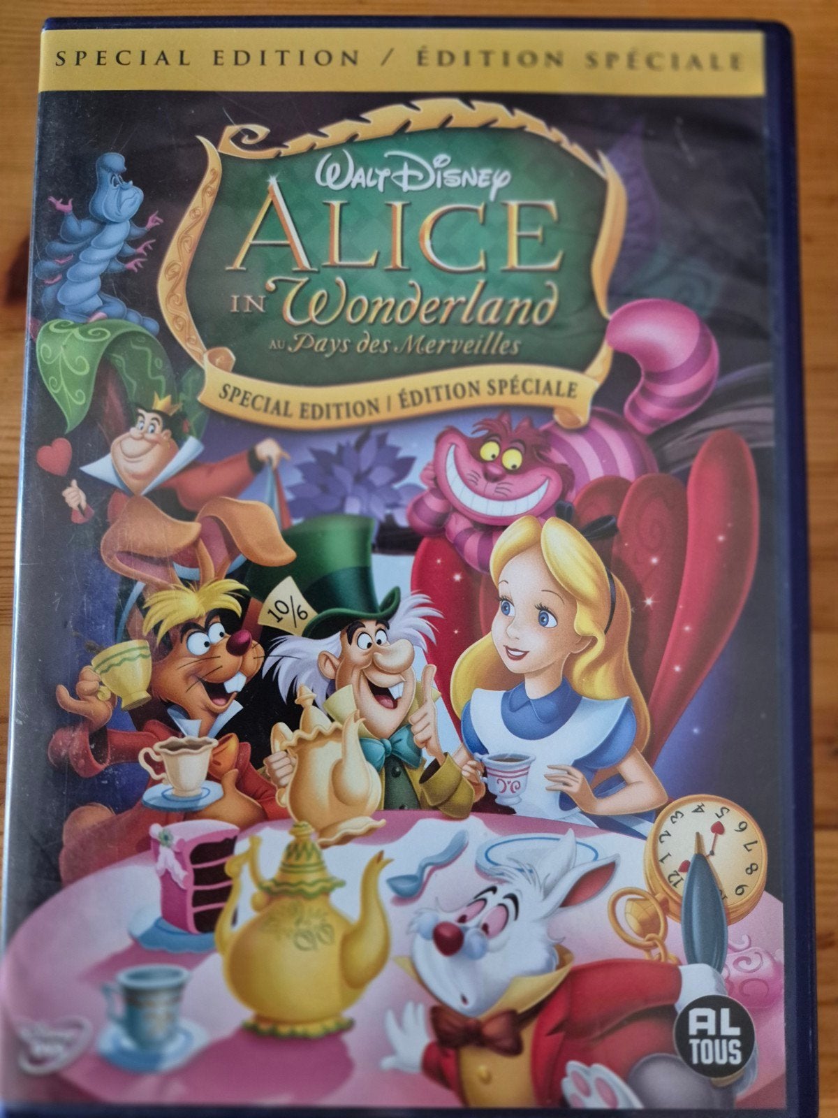 Disney's Alice in Wonderland Special Edition DVD, Cd's en Dvd's, Dvd's | Tekenfilms en Animatie, Europees, Tekenfilm, Alle leeftijden
