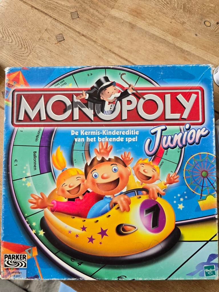 Monopoly Junior Kermis-Kindereditie, Hobby en Vrije tijd, Gezelschapsspellen | Bordspellen, Ophalen of Verzenden
