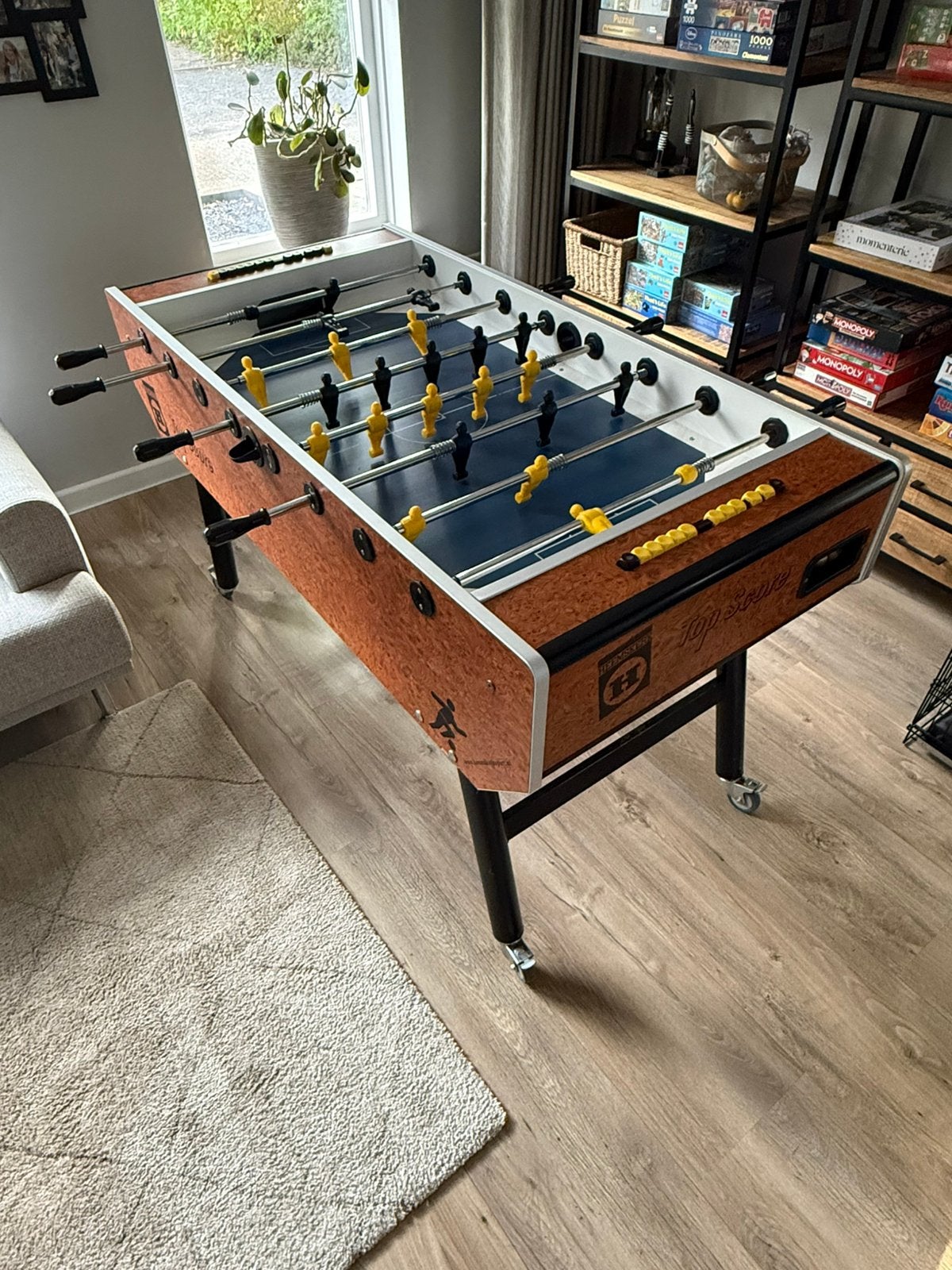 Heemskerk Top Score Voetbaltafel - Zo goed als nieuw, Sport en Fitness, Biljarten en Poolen, Ophalen, Zo goed als nieuw, Overige typen
