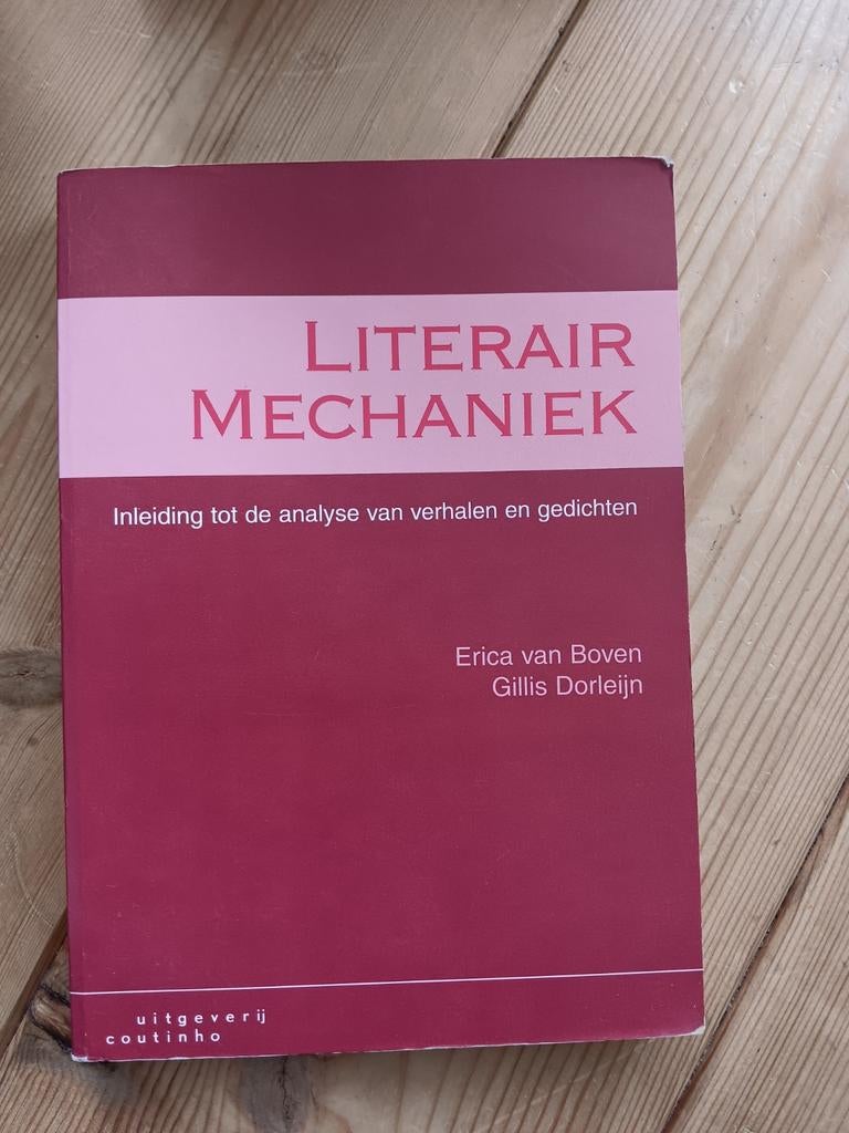 Literair Mechaniek - Erica van Boven, Gillis Dorleijn, Boeken, Ophalen of Verzenden
