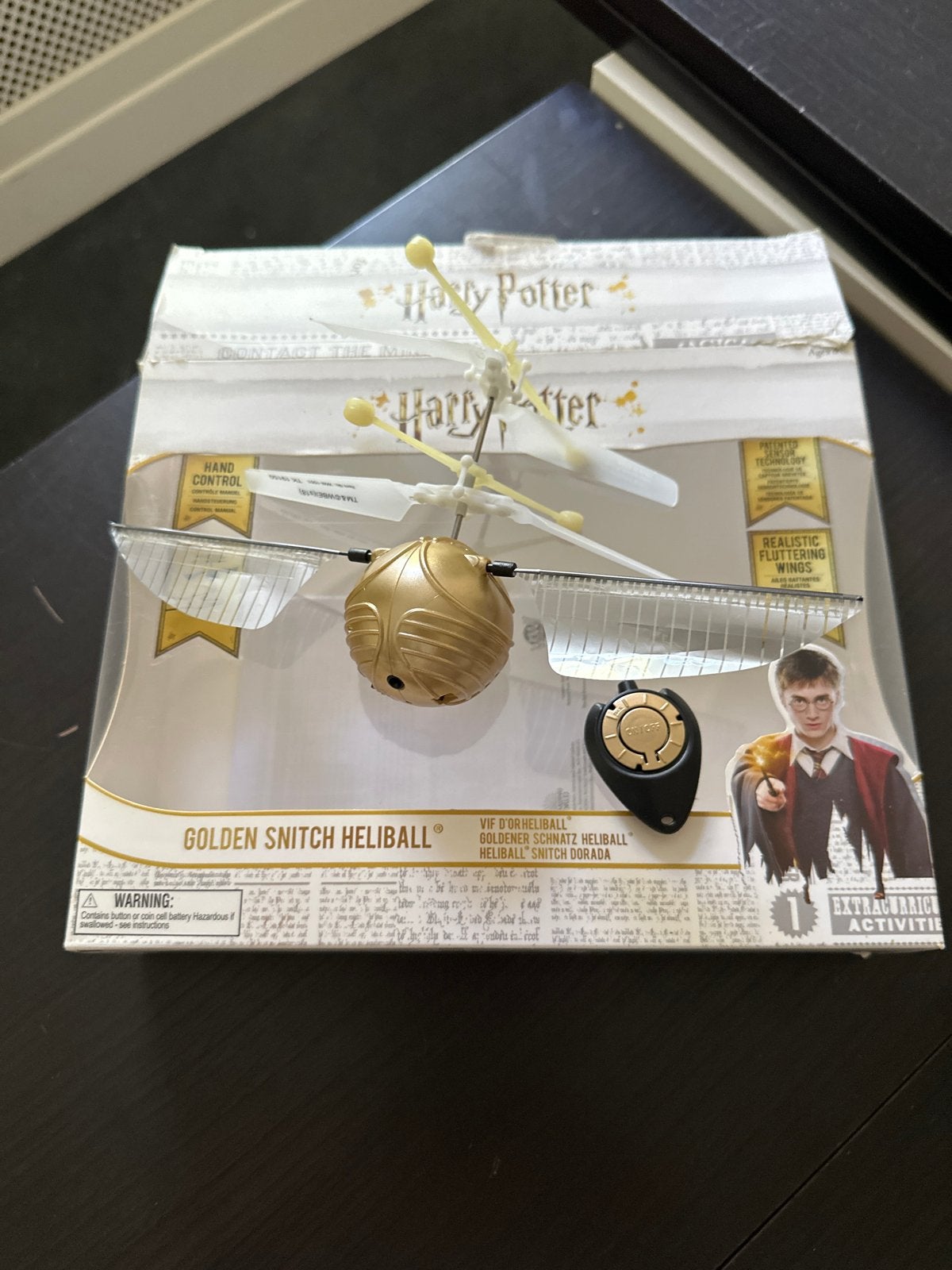 Harry Potter Gouden Snaai Heliball - Handbestuurd, Ophalen, Zo goed als nieuw, Jongen of Meisje