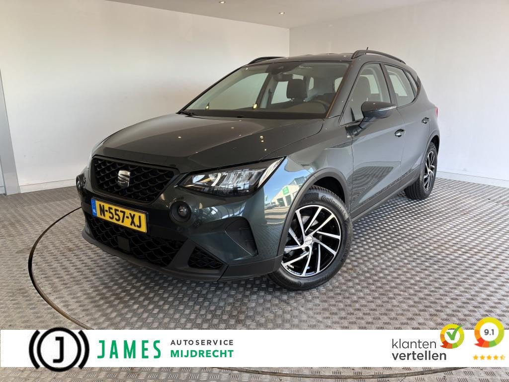 SEAT Arona 1.0 TSI Style Trekhaak, Apple / Android, Auto's, Seat, Stof, Gebruikt, 95 pk, 49 €/maand