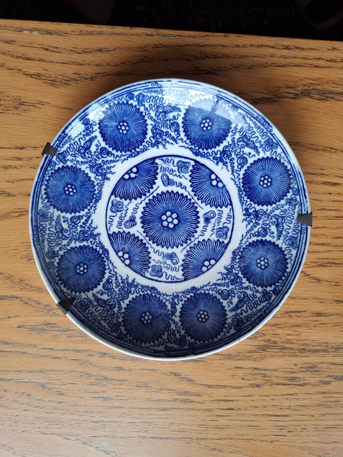 Antiek Petrus Regout Maastricht SADO Delfts Blauw Bord, Ophalen of Verzenden
