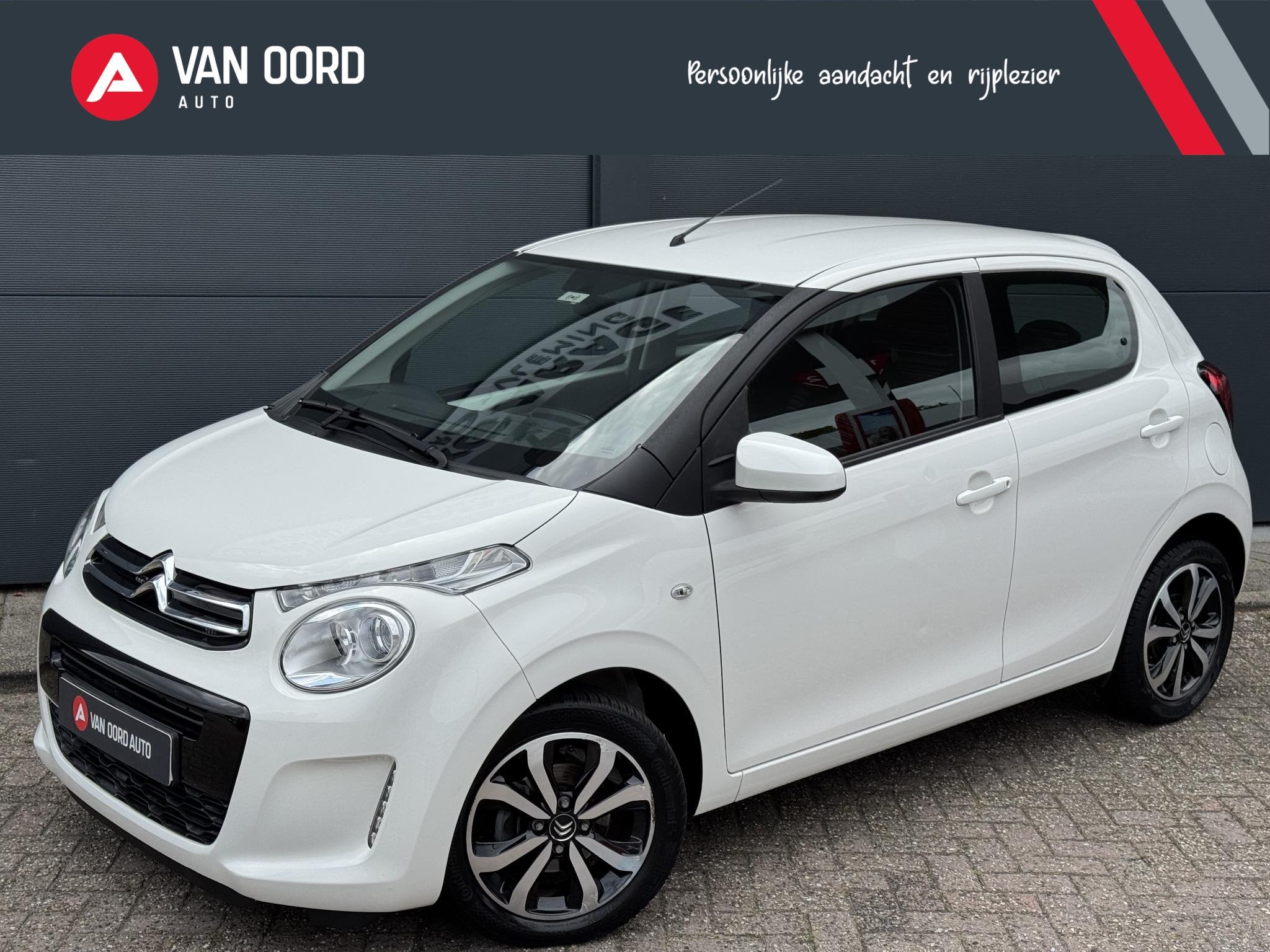Citroen C1 1.0 VTi Shine / 100% Onderhoud / Geen Import, Voorwielaandrijving, Stof, Gebruikt, Euro 6
