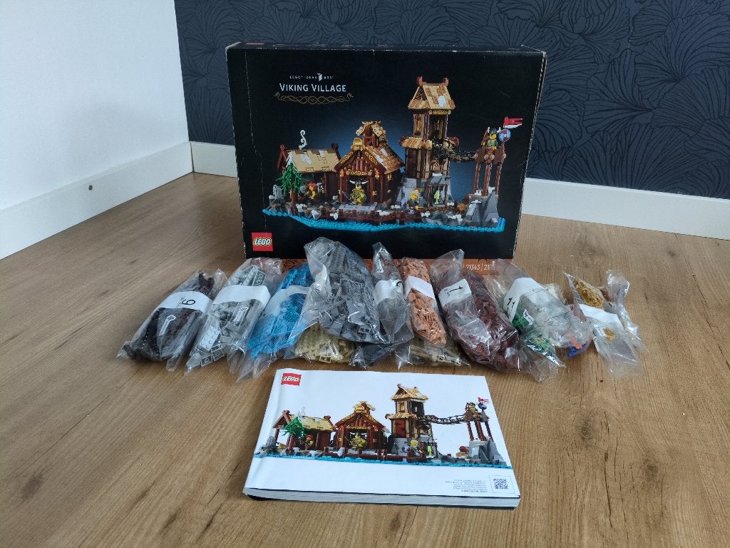 Lego Vikingdorp - 21343, Ophalen, Inclusief instructies, Lego, Complete set