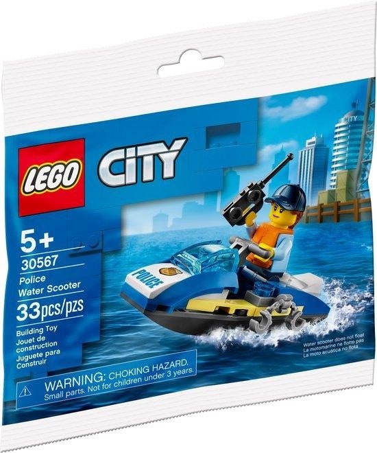 Lego City 30567 Politie waterscooter NIEUW, Lego, Lego, Nieuw, Ophalen of Verzenden