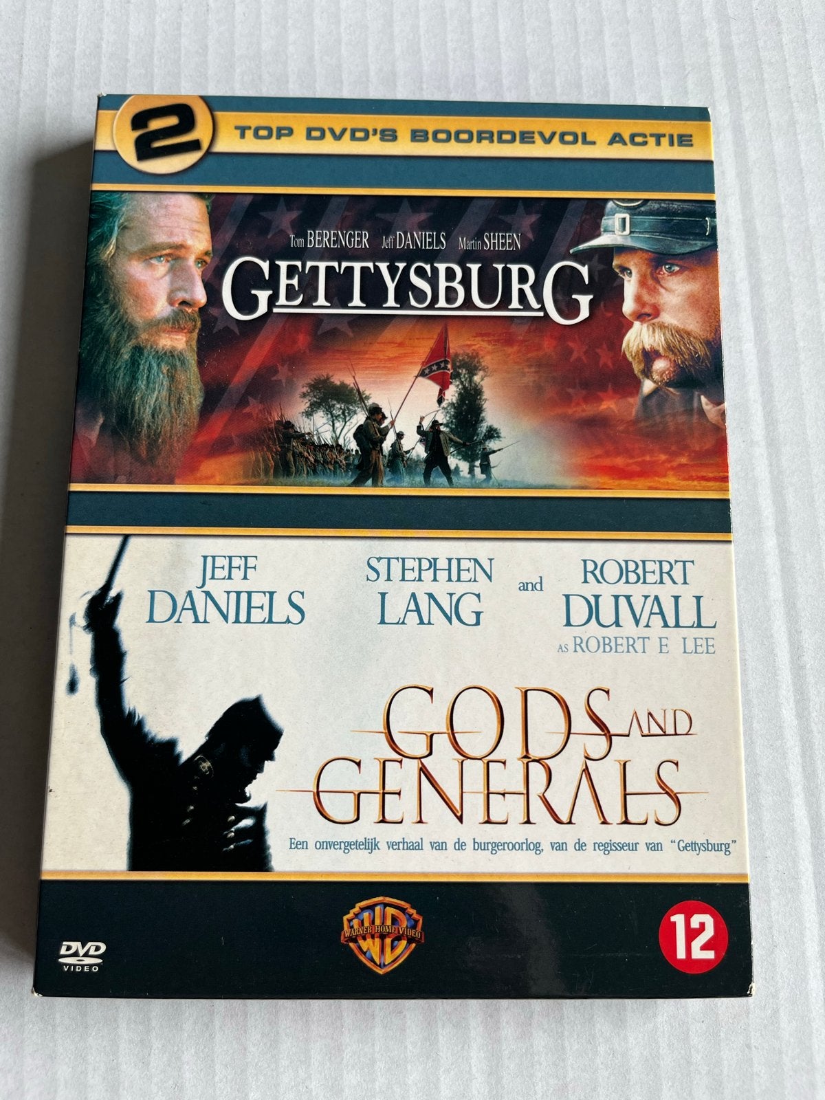 Gettysburg & Gods and Generals DVD Boxset, Nederlands, Ophalen of Verzenden, Oorlog, Vanaf 12 jaar