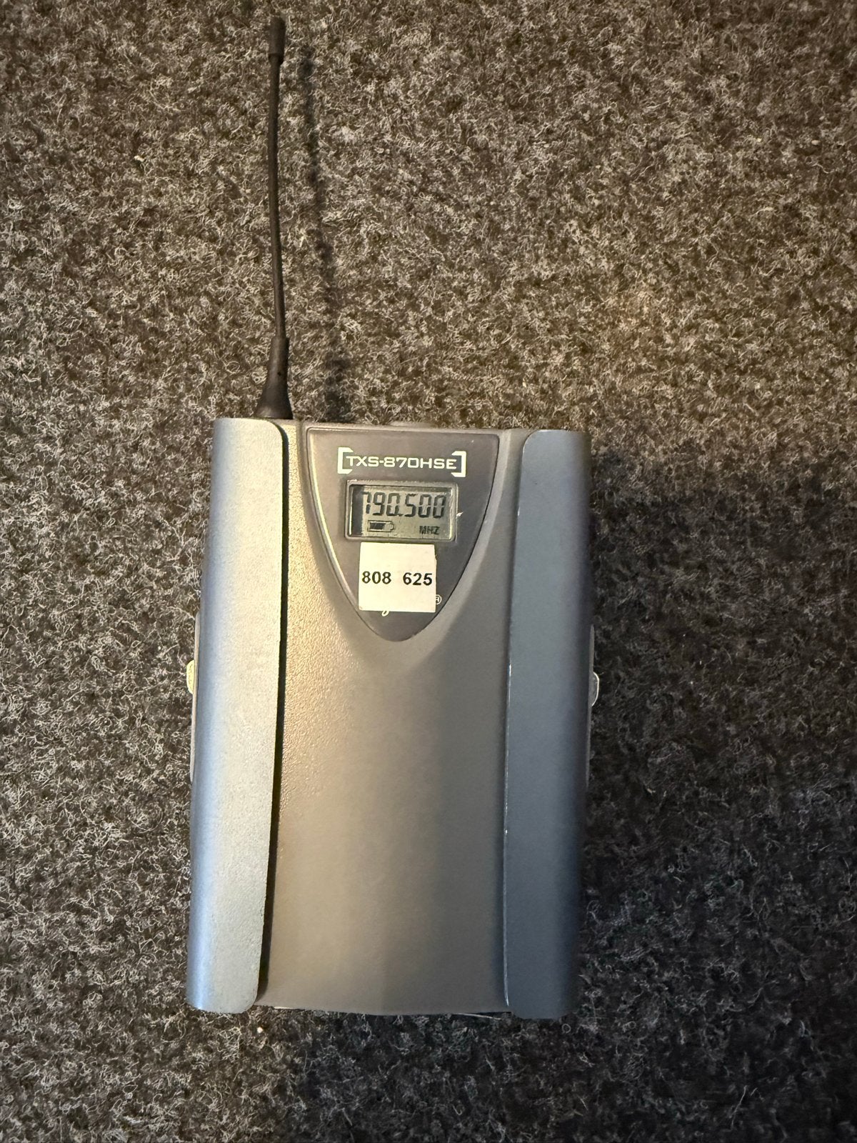 Monacor TXS-870HSE Draadloze Bodypack Zender, Ophalen of Verzenden, Gebruikt, Overige typen, Draadloos