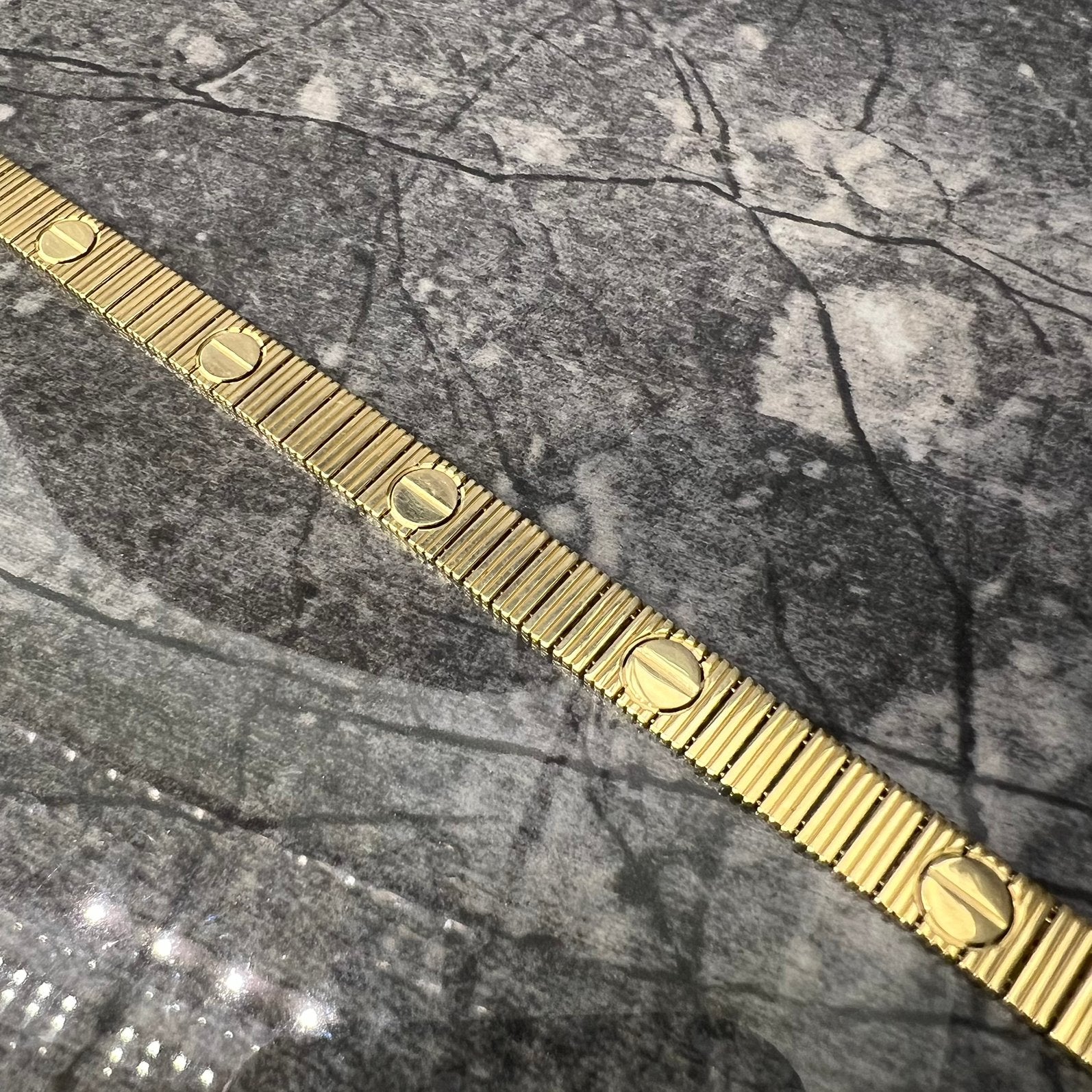 14 karaat gouden armband prachtig model, Ophalen of Verzenden, Nieuw, Goud