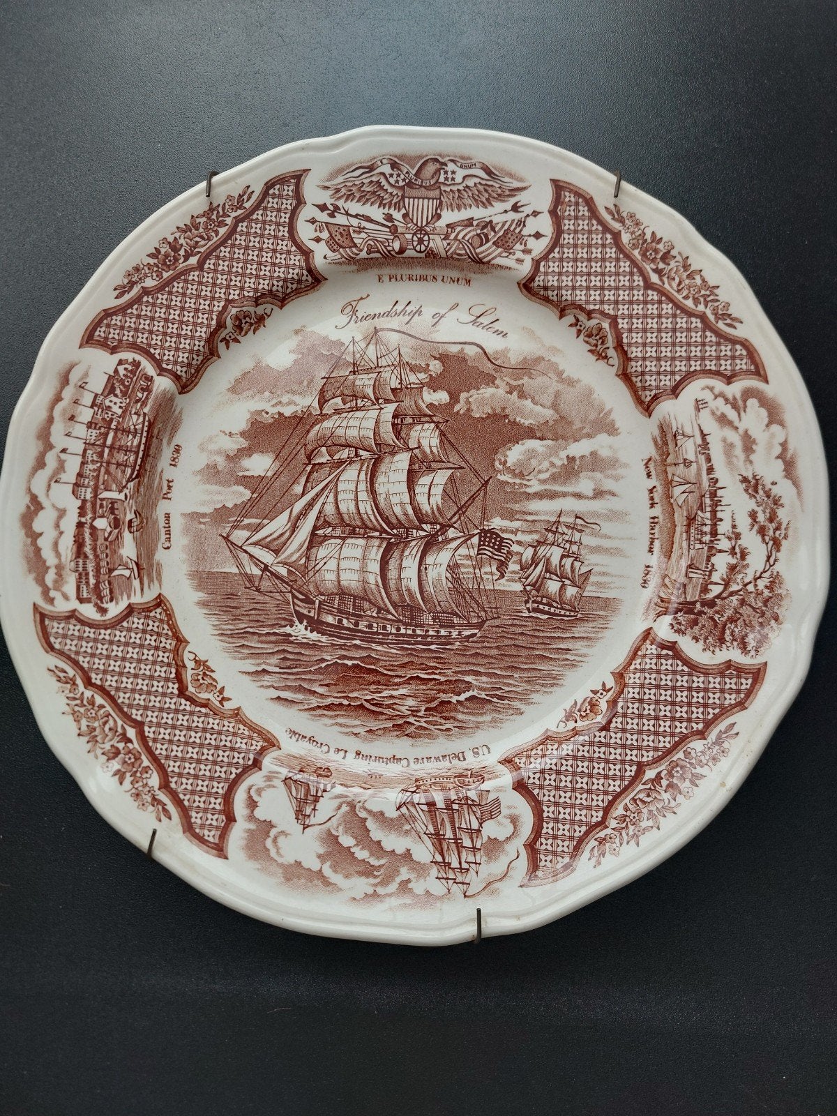 Antiek bord "Fair Winds" Alfred Meakin Staffordshire, Ophalen of Verzenden