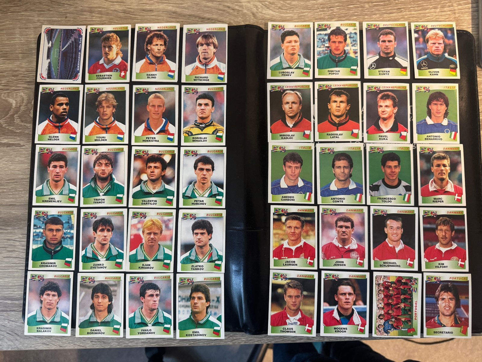 54 Verschillende Panini plaatjes EURO 96, Ophalen of Verzenden, Zo goed als nieuw, Buitenlandse clubs, Poster, Plaatje of Sticker