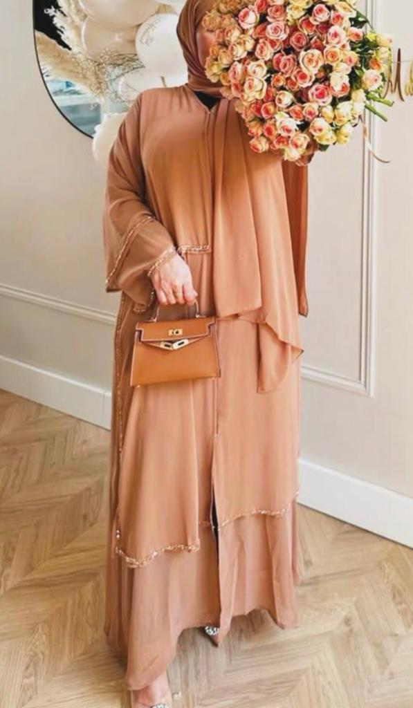Mooie kaftan abaya abiye nieuw maat XL, Ophalen of Verzenden, Zo goed als nieuw, Maat 46/48 (XL) of groter, Overige typen