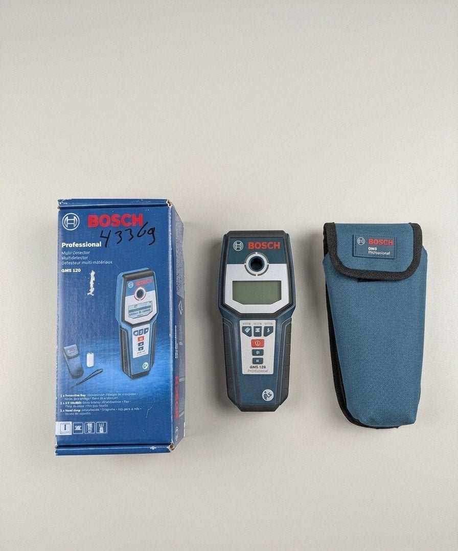 Bosch GMS 120 Professional Multi-detector / Leidingzoeker, Doe-het-zelf en Verbouw, Meetapparatuur, Ophalen of Verzenden, Zo goed als nieuw