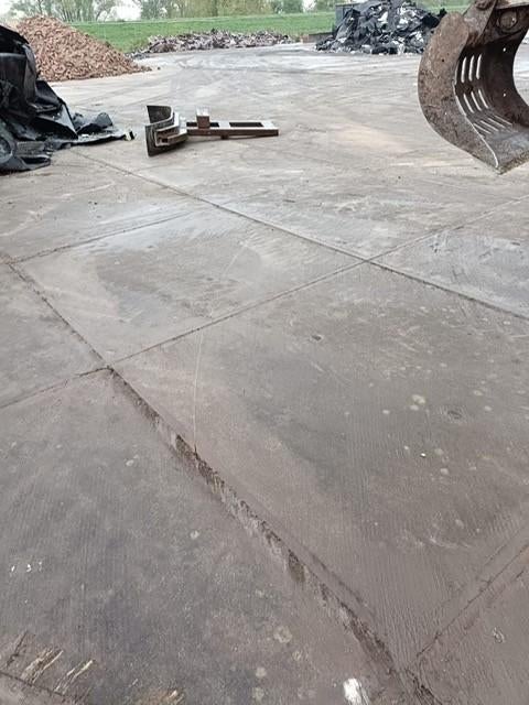 Gebruikte Stelcon Betonplaten – 200x200x12 cm, Tuin en Terras, Tegels en Klinkers, Ophalen of Verzenden, Gebruikt, Beton, Overige typen