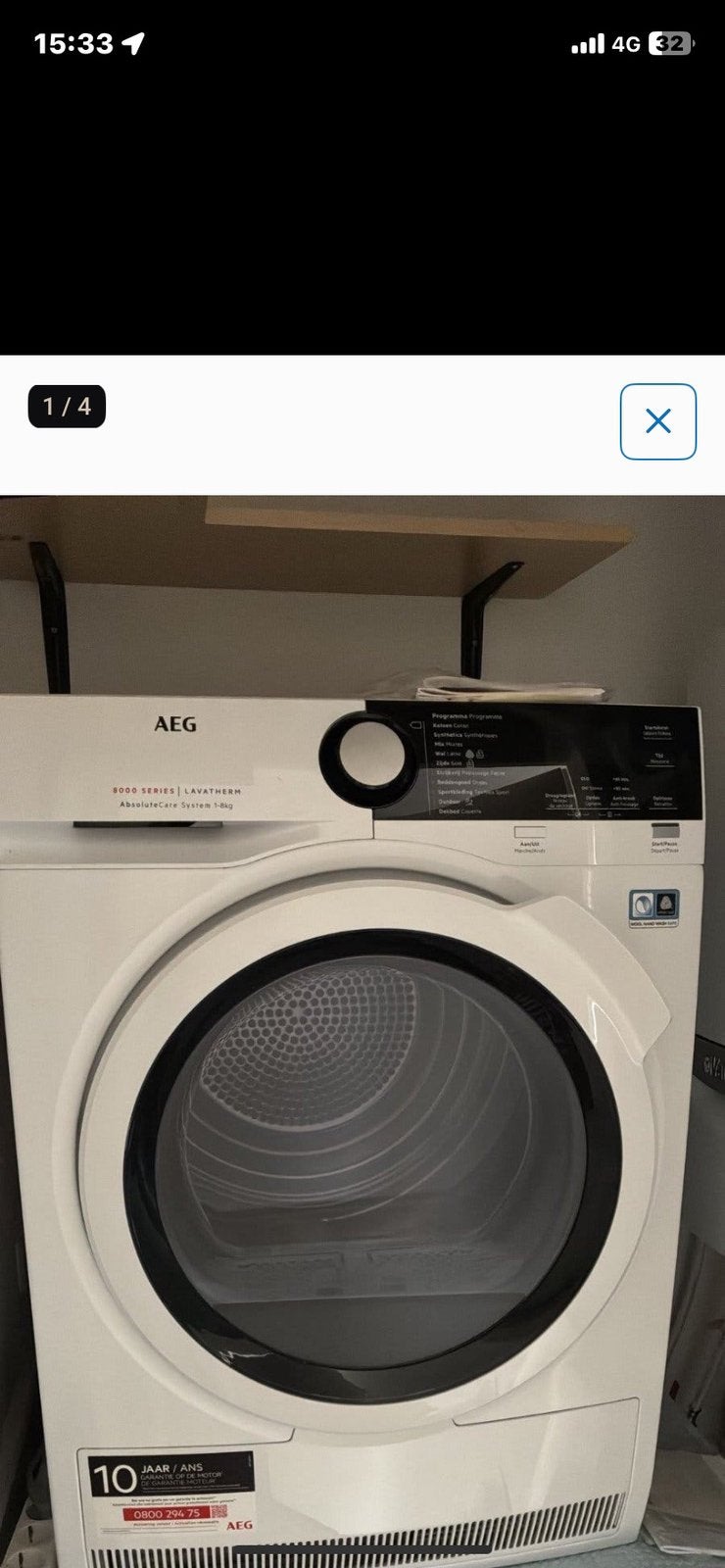 Aeg lavatherm 8000 serie onderdelen, 6 tot 8 kg, Gebruikt, Ophalen of Verzenden, Voorlader