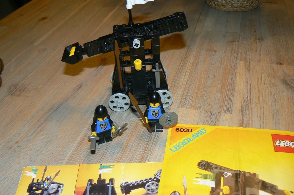 Te koop: Lego Ridders 4 stuks met boekjes, Gebruikt, Lego, Inclusief instructies, Ophalen of Verzenden